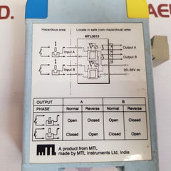Mtl instruments mtl3013 proximity detector relay