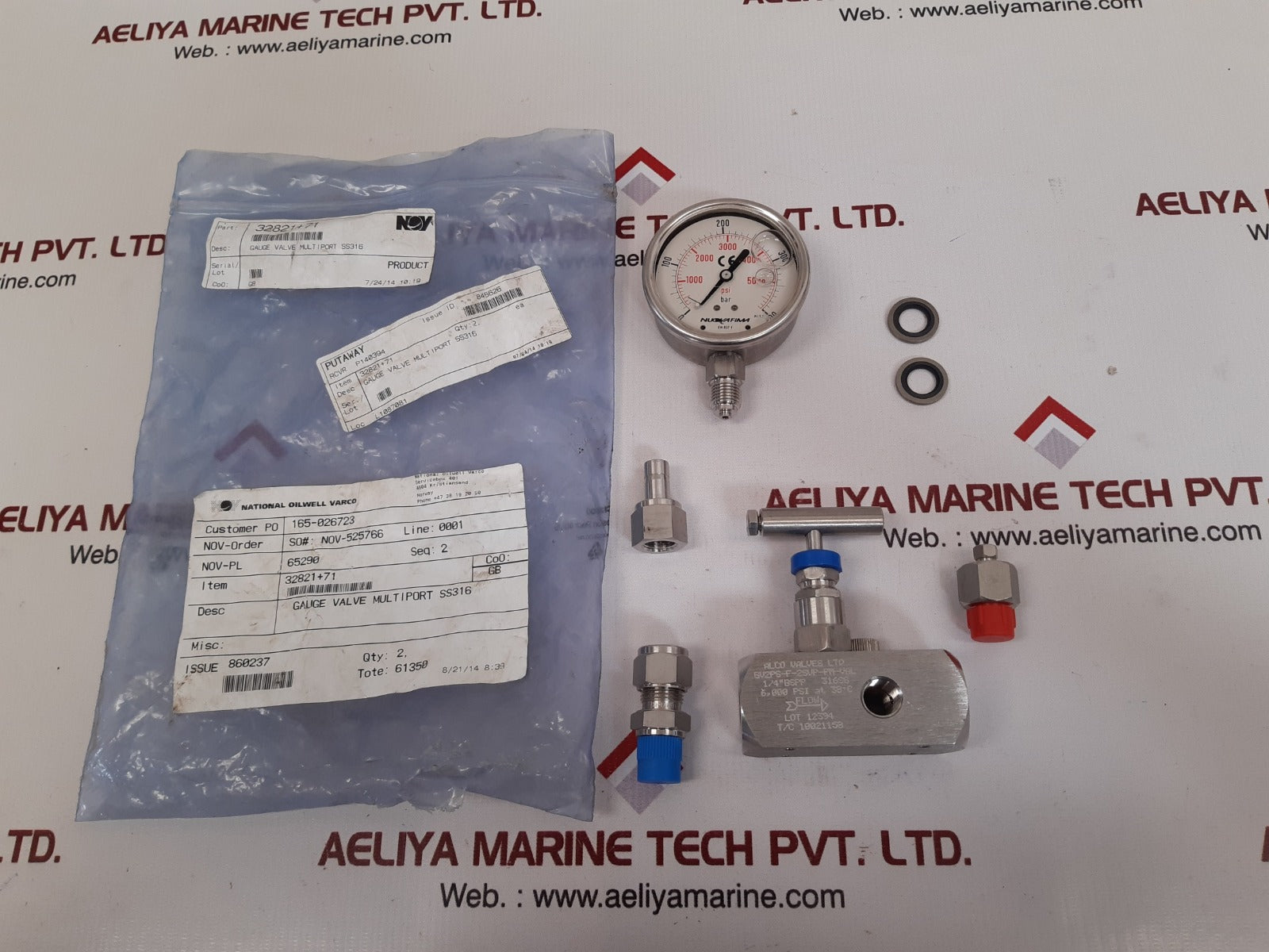 Alco valves 6v2ps-f-2svp-fm-val with nuova fima en837-1