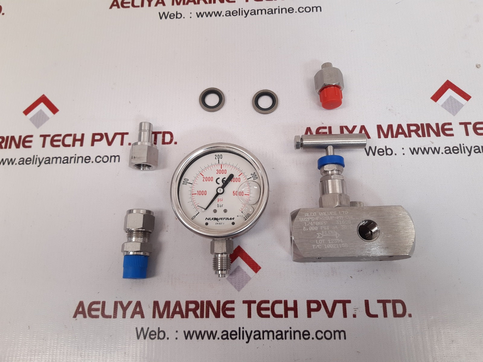 Alco valves 6v2ps-f-2svp-fm-val with nuova fima en837-1
