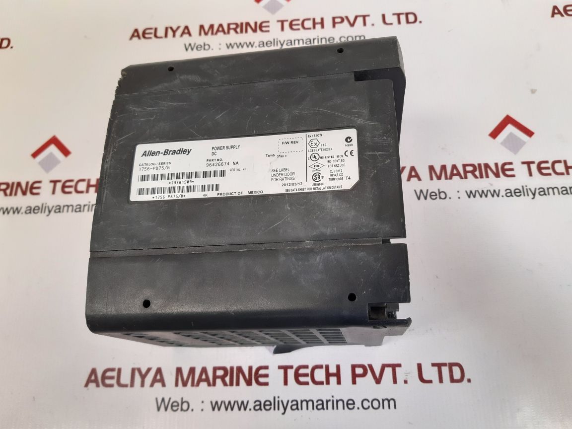 Allen-bradley 1756-pb75/b 24vdc power supply