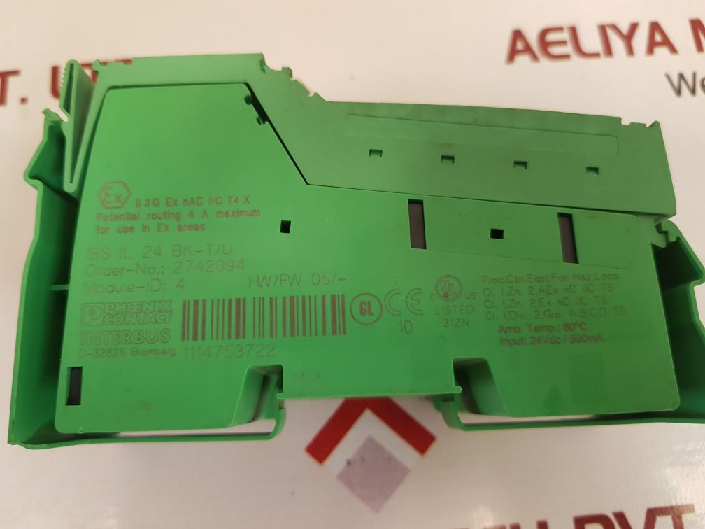Phoenix contact ibs il 24 bk-t/u interbus coupler