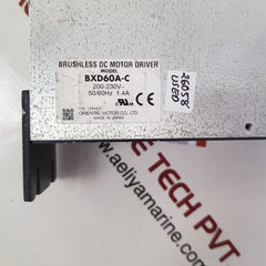 Oriental motor bxd60a-c brushless dc motor driver 200-230v