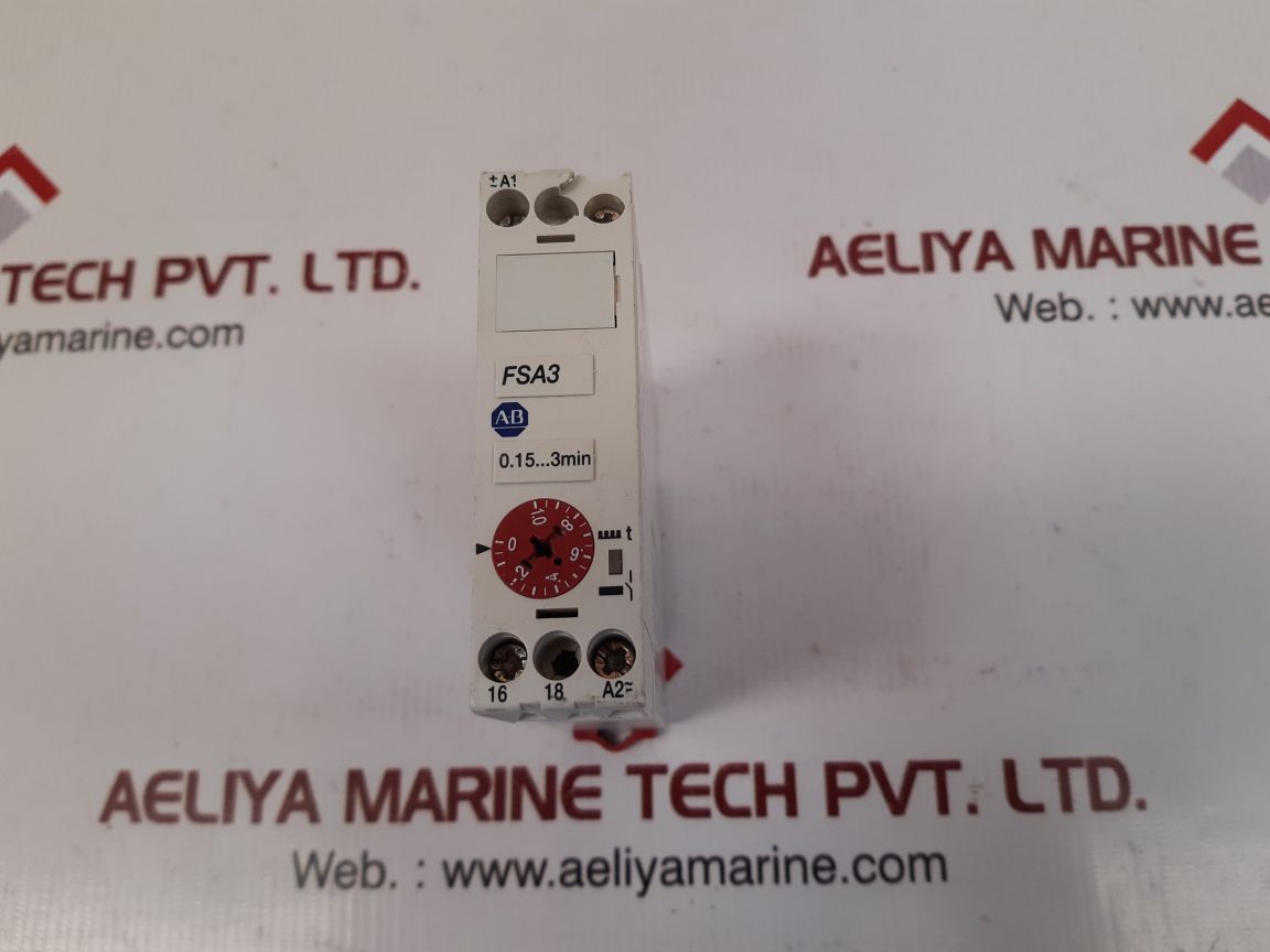 Allen-bradley 700-fs-101ju23 timing relay 0.15...3min ser b