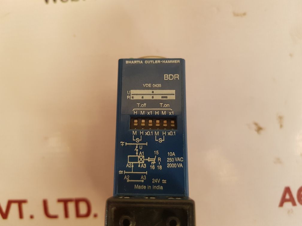 Bhartia cutler-hammer sbt02100 timer-bdr