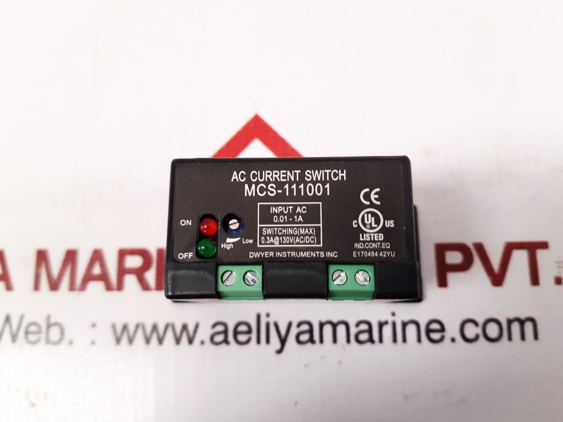 Dwyer mcs-111001 ac current switch new