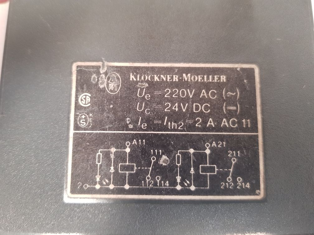 Klockner moeller ets v1-2 relay amplifier