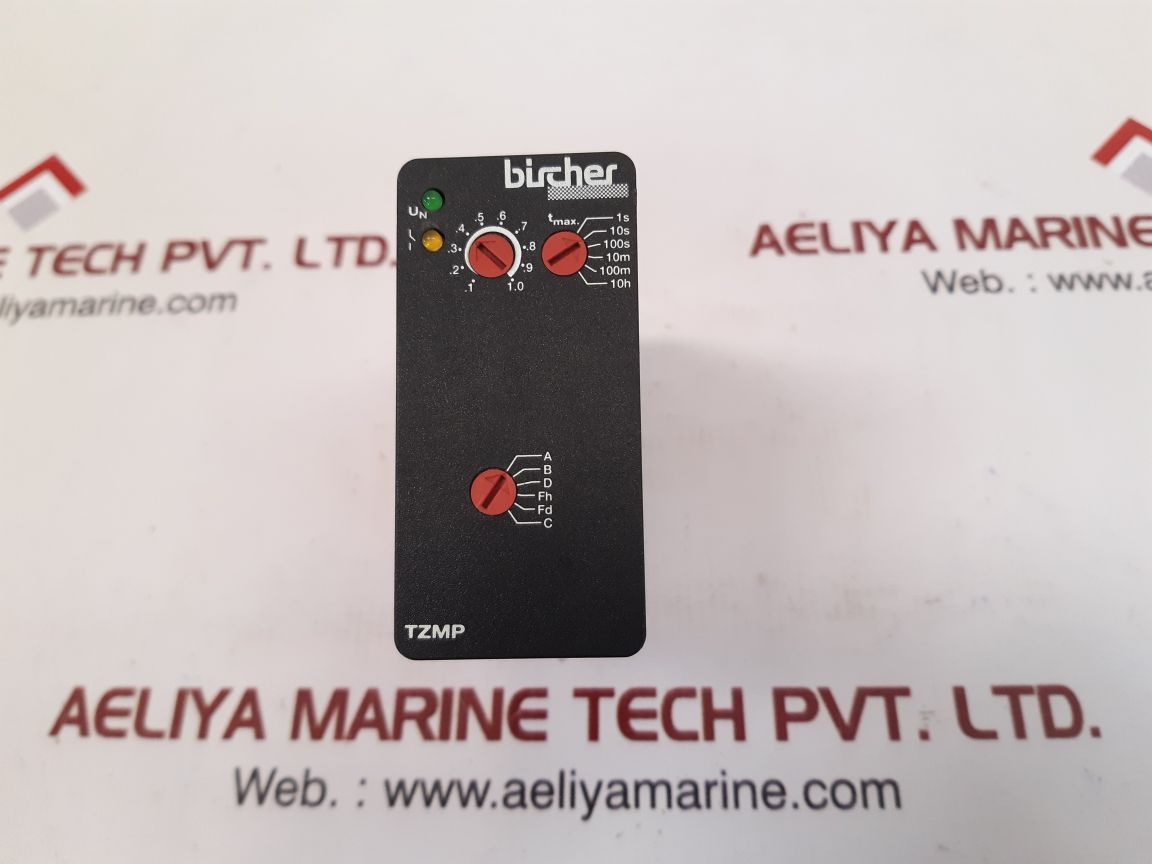 Bircher tzmp-u2 time delay relay