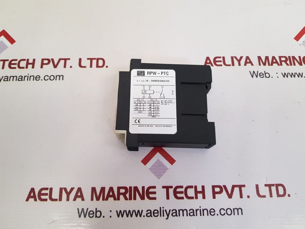 Weg rpw-ptc-e05 thermistor protector relay