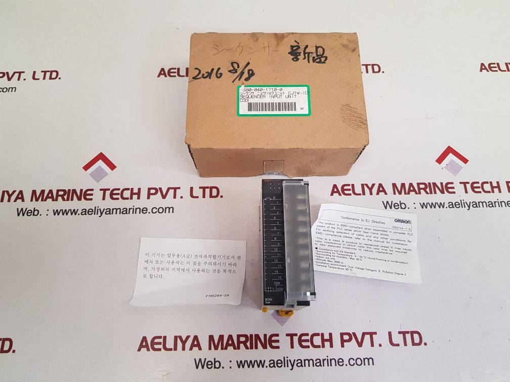 Omron cj1w-id211 plc input unit