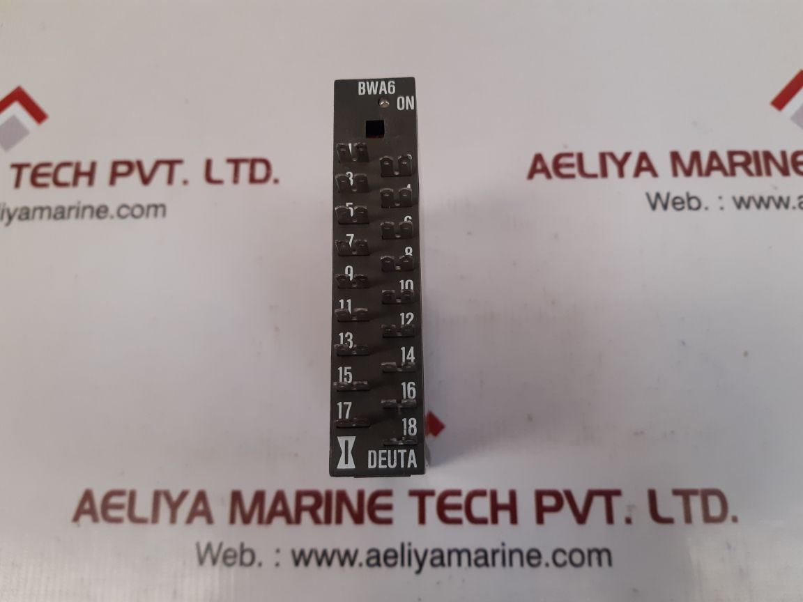 Deuta werke bwa6 output relay bwa6iyo