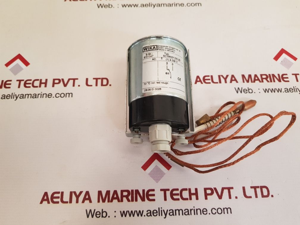 Wika sc15600k105-2b guage switched thermometer