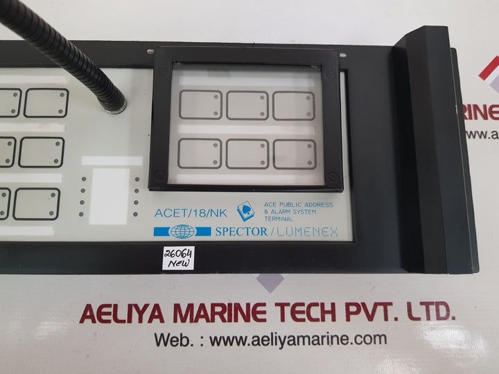 Spector/lumenex acet/18/nk alarm system terminal

