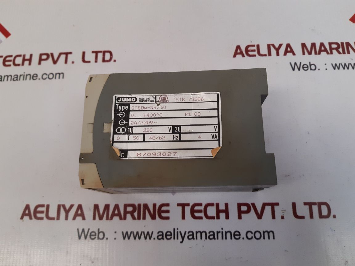 Jumo stb 73286 temperature limiter