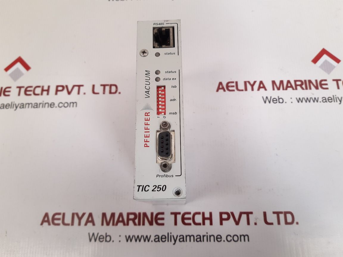 Pfeiffer tic250 profibus converter gateway for drive unit