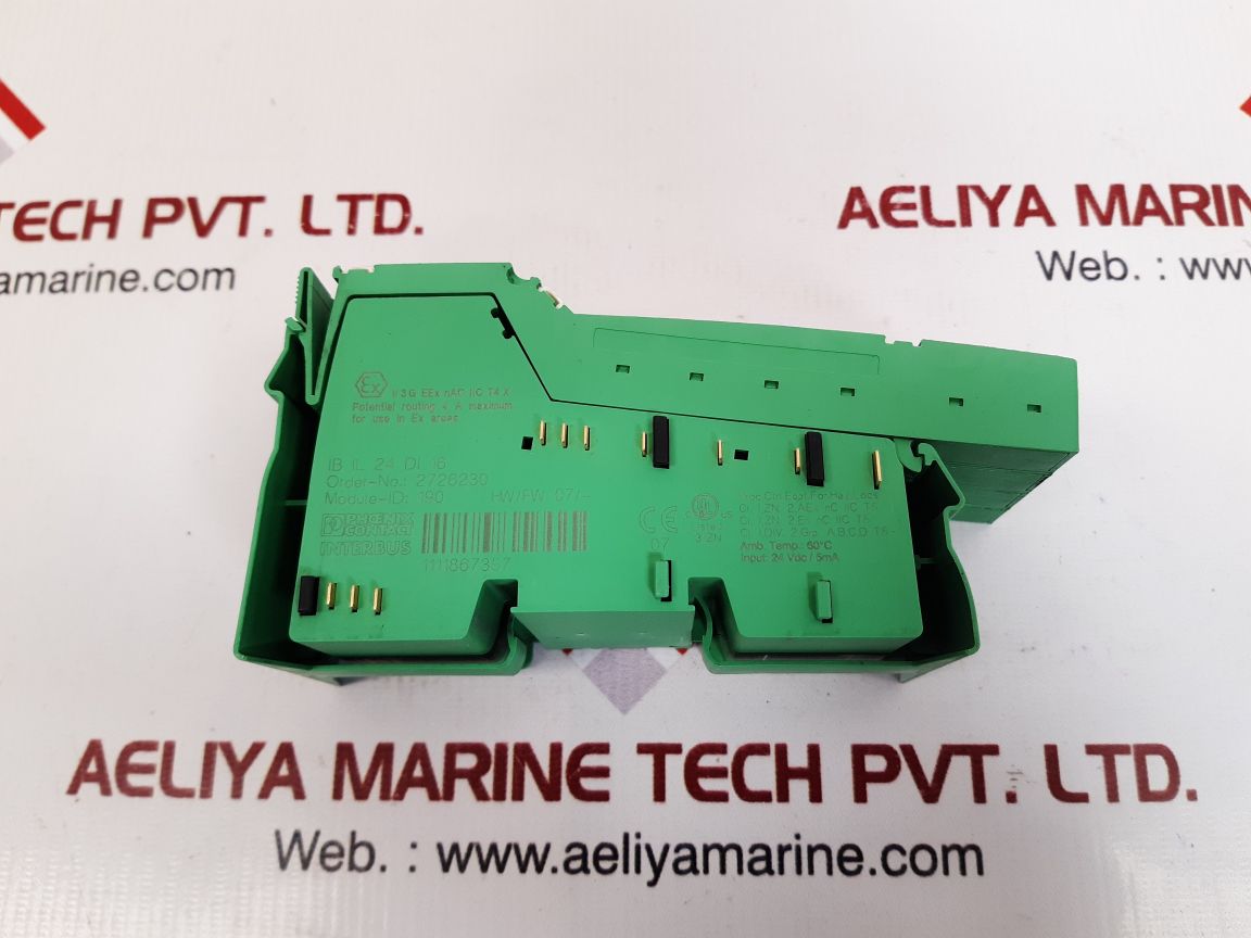 Phoenix contact interbus ib il 24 di 16 inline terminal 2726230