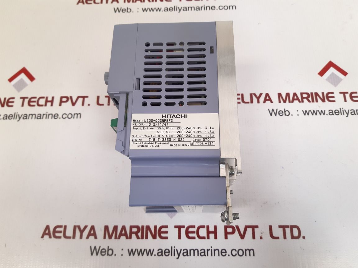 Hitachi l200-002nfef2 inverter drive 