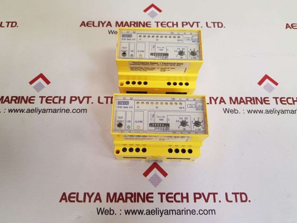 Bender rcm470ly residul current monitor
