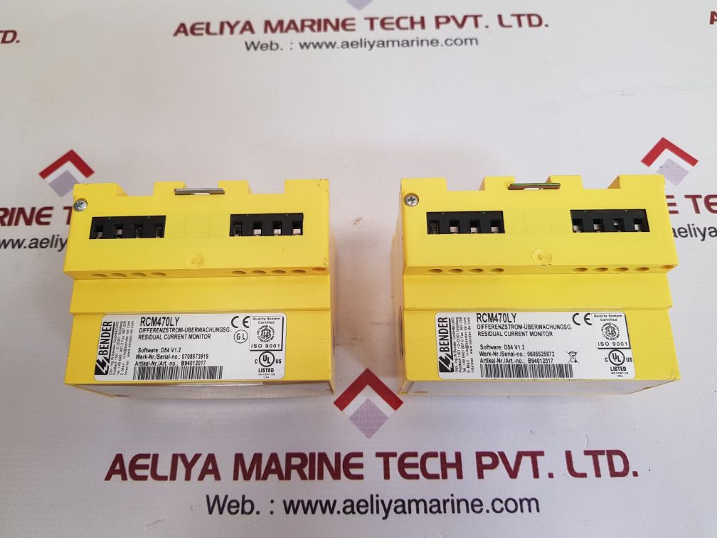 Bender rcm470ly residul current monitor