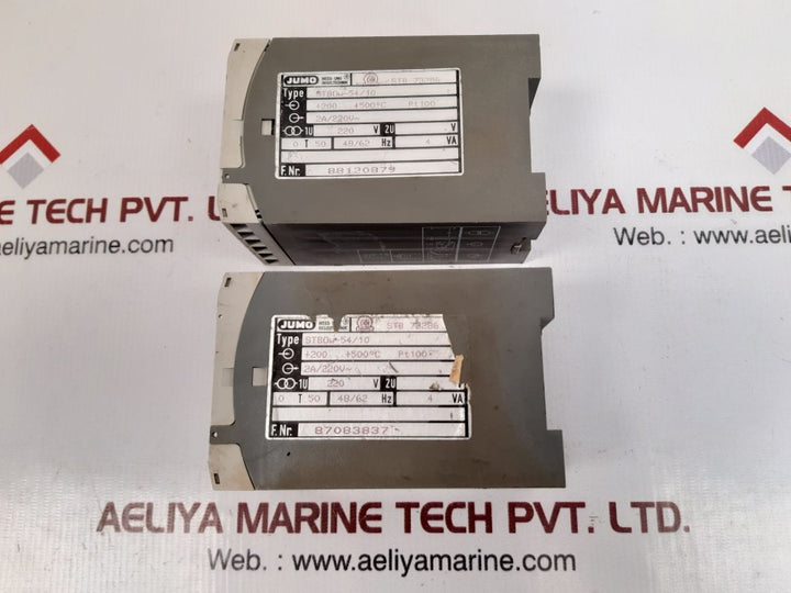 Jumo stb0w-54/10 temperature controller 