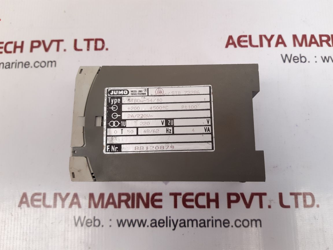 Jumo stb0w-54/10 temperature controller 