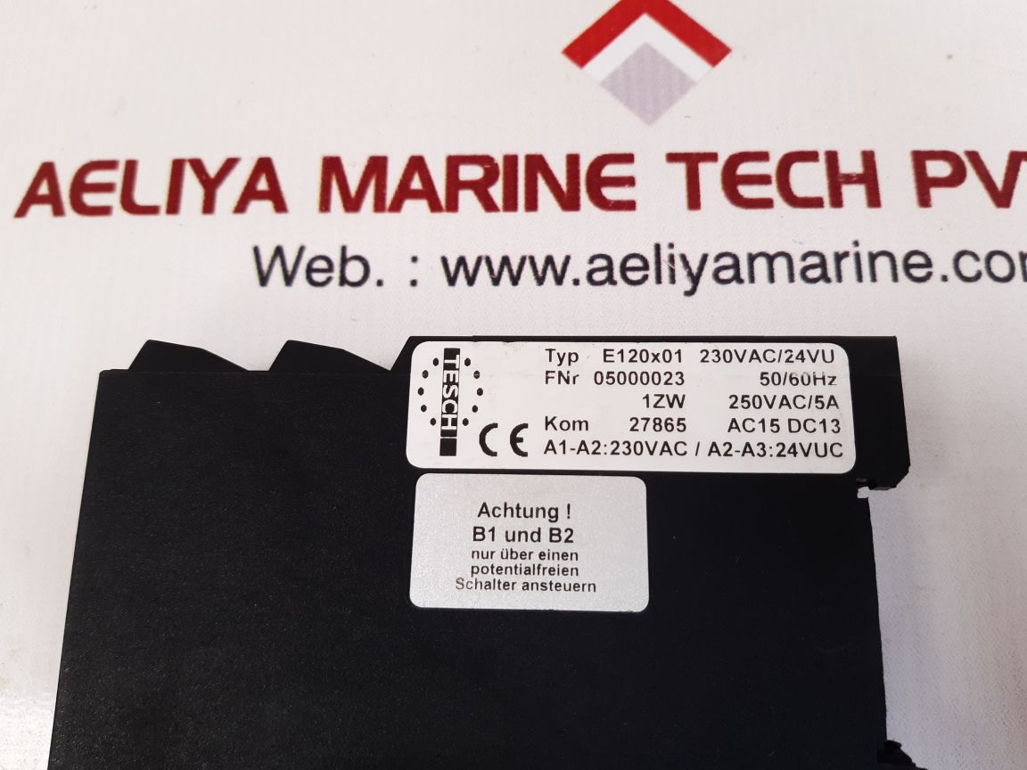 Tesch e120x01 safety relay 05000023