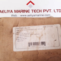 Nov 7500193-061 relief valve 