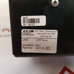 Mjp waterjets 2237-00-01 vcs panel