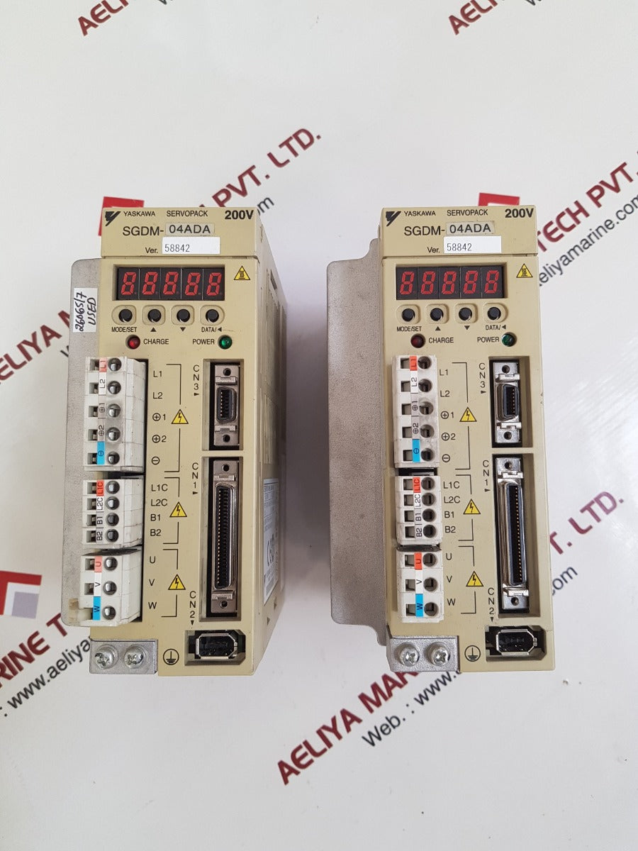 Yaskawa sgdm-04ada servo driver 1ph 200-230v 50/60hz
