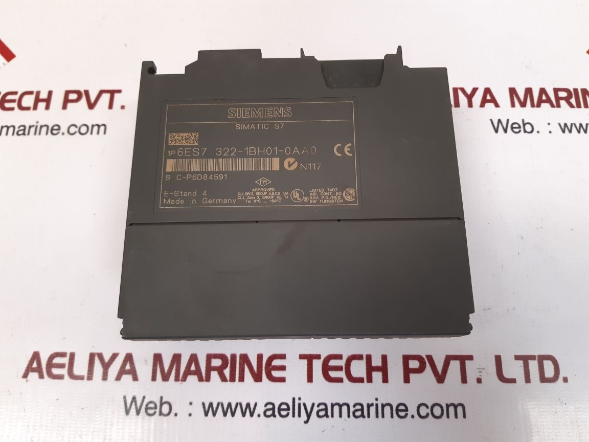 Siemens 6es7 322-1bh01-0aa0 output module e-stand 4