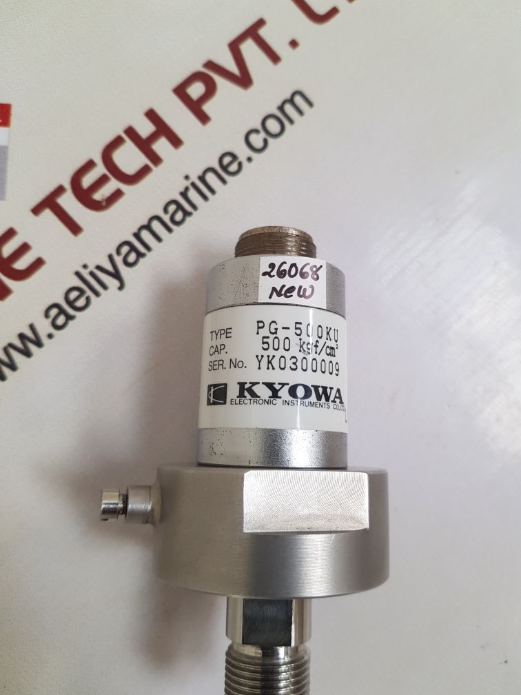 Kyowa electronic pg-500ku pressure transducer
