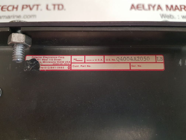 Det tronics 002242-01f flame detection system