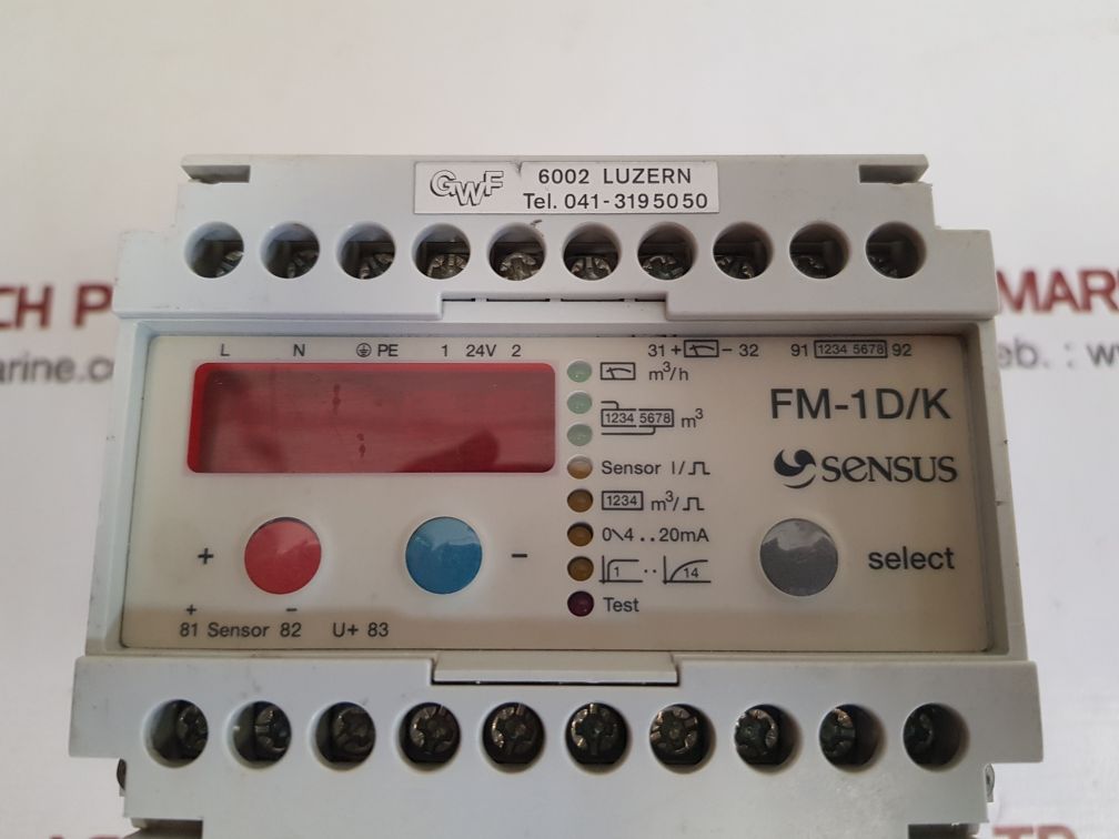 Sensus fm-1d/k frequency counter meter