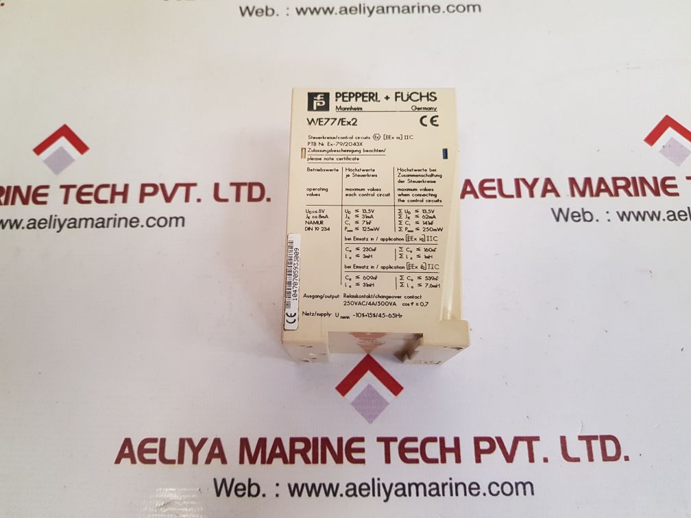 Pepperl + fuchs we77/ex2 isolator switch New 