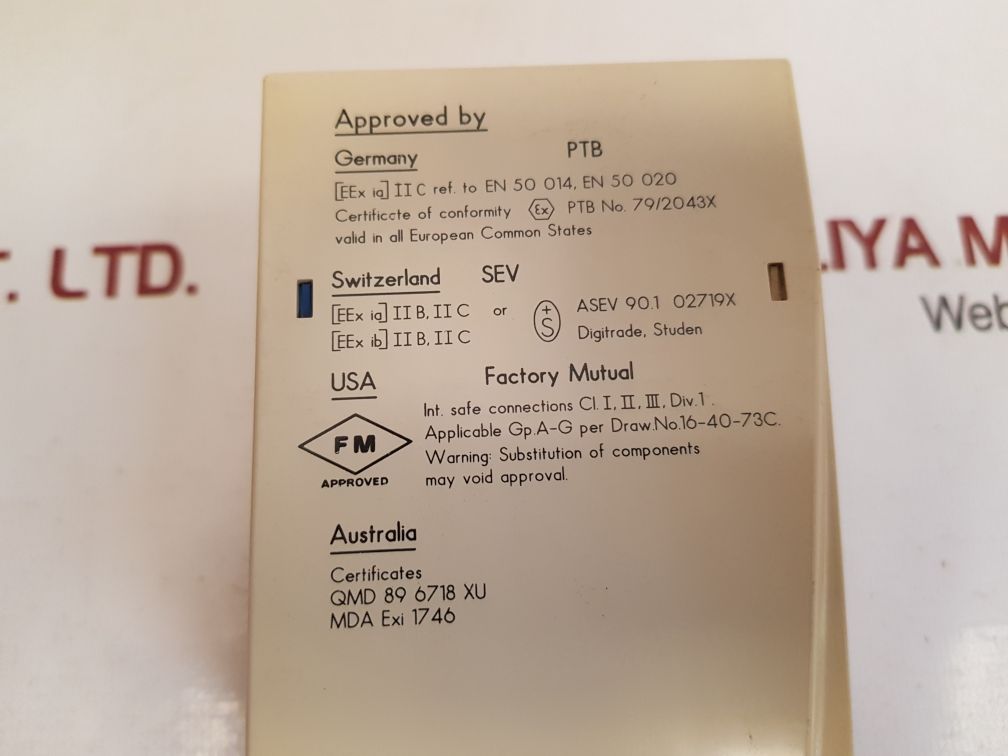 Pepperl + fuchs we77/ex2 isolator switch New 