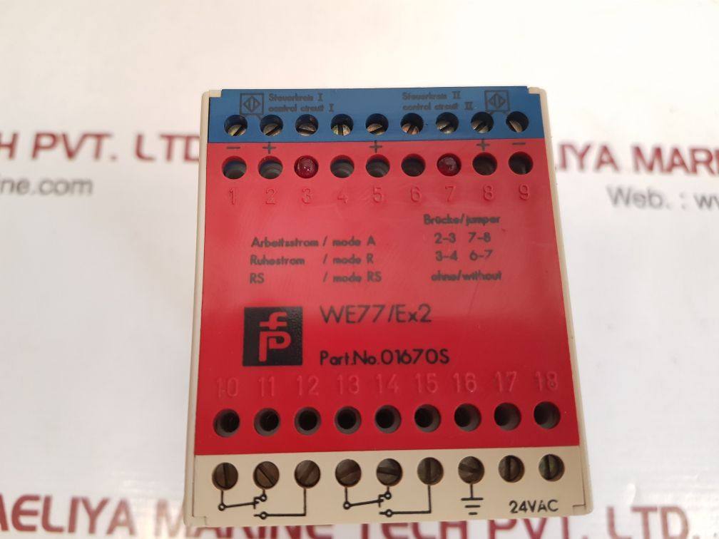 Pepperl + fuchs we77/ex2 isolator switch New 