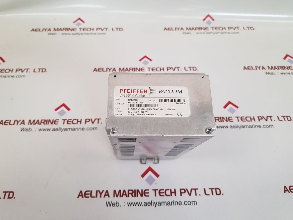 Pfeiffer vacuum tps 200 turbo pump power supply pm 041 813 at
