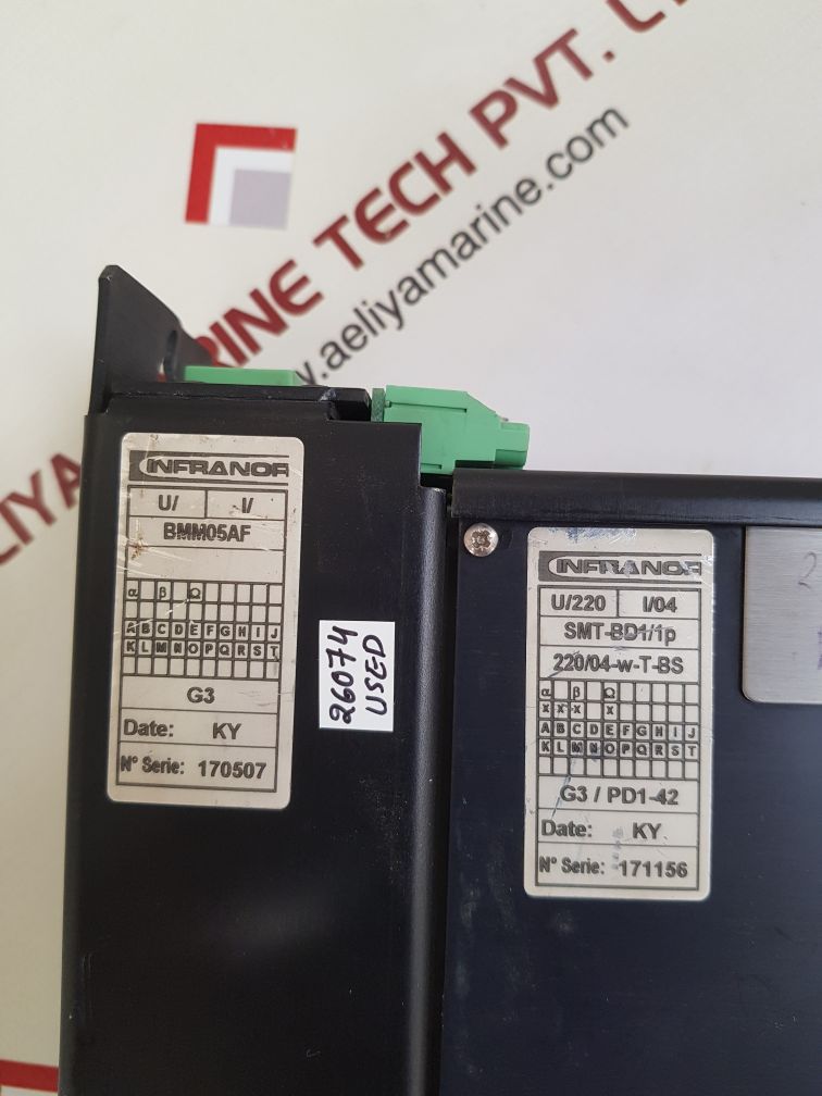 Infranor smt-bd1 bmm05af servo drive 220/04-w-t-bs