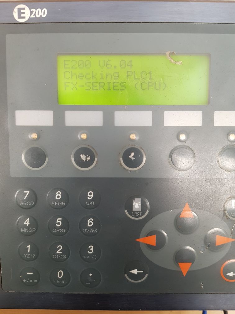 Beijer electronics e200 operator panel 02800f