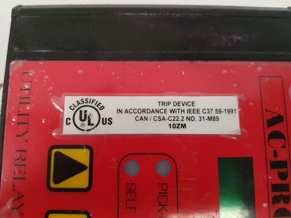Utility relay company ac-pro ac trip unit