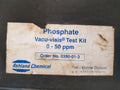 Ashland chemical vacu-vials phosphate taste kit 0-50 ppm Used 