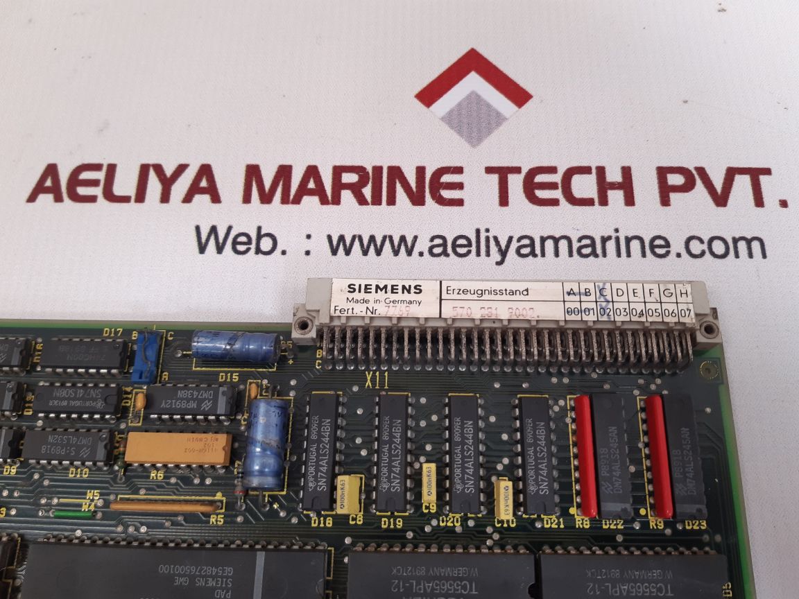 Siemens 6fx1128-1bb00 memory module ge.570281.0001.02 used