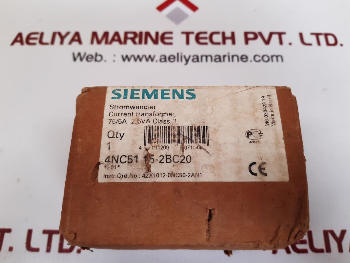 Siemens 4nc5115-2bc20 current transformer