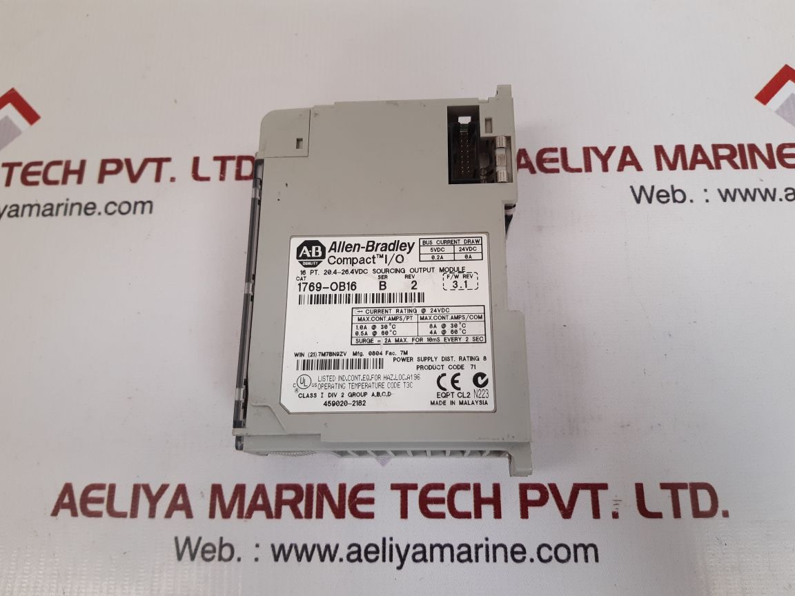 Allen-bradley 1769-ob16 ser.b output module