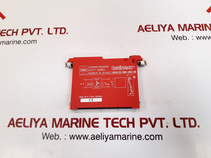 Stahl 9002/22-093-040-00 safety barrier relay