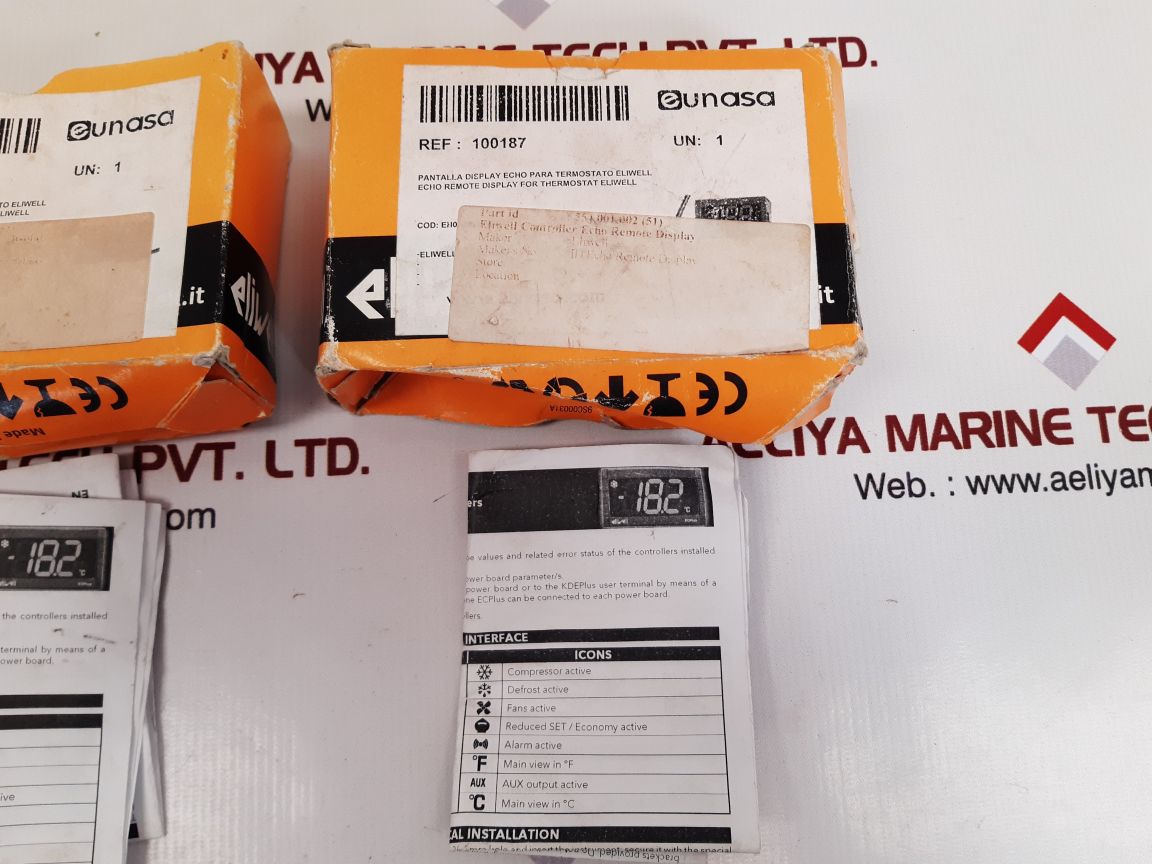 Eliwell eh000050v4000 echo plus display for thermostat