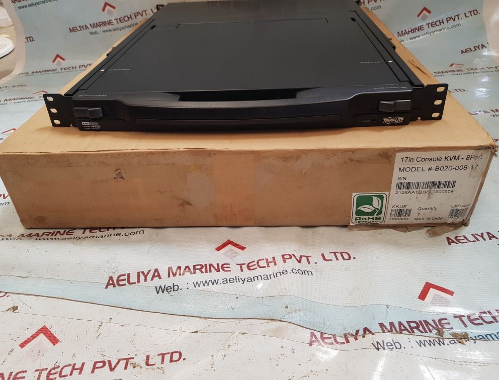 Tripp-lite b020-008-17 8 port-netdirector rackmount console kvm switch with 17"