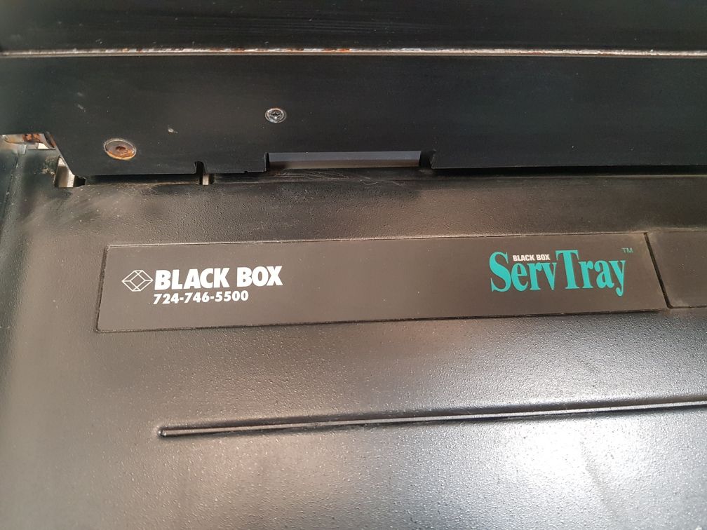 Serv tray 724-746-5500 black box computer