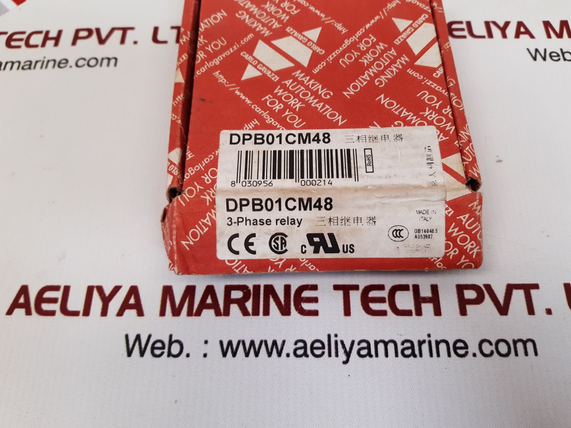 Carlo gavazzi dpb01cm48 3 phase voltage relay