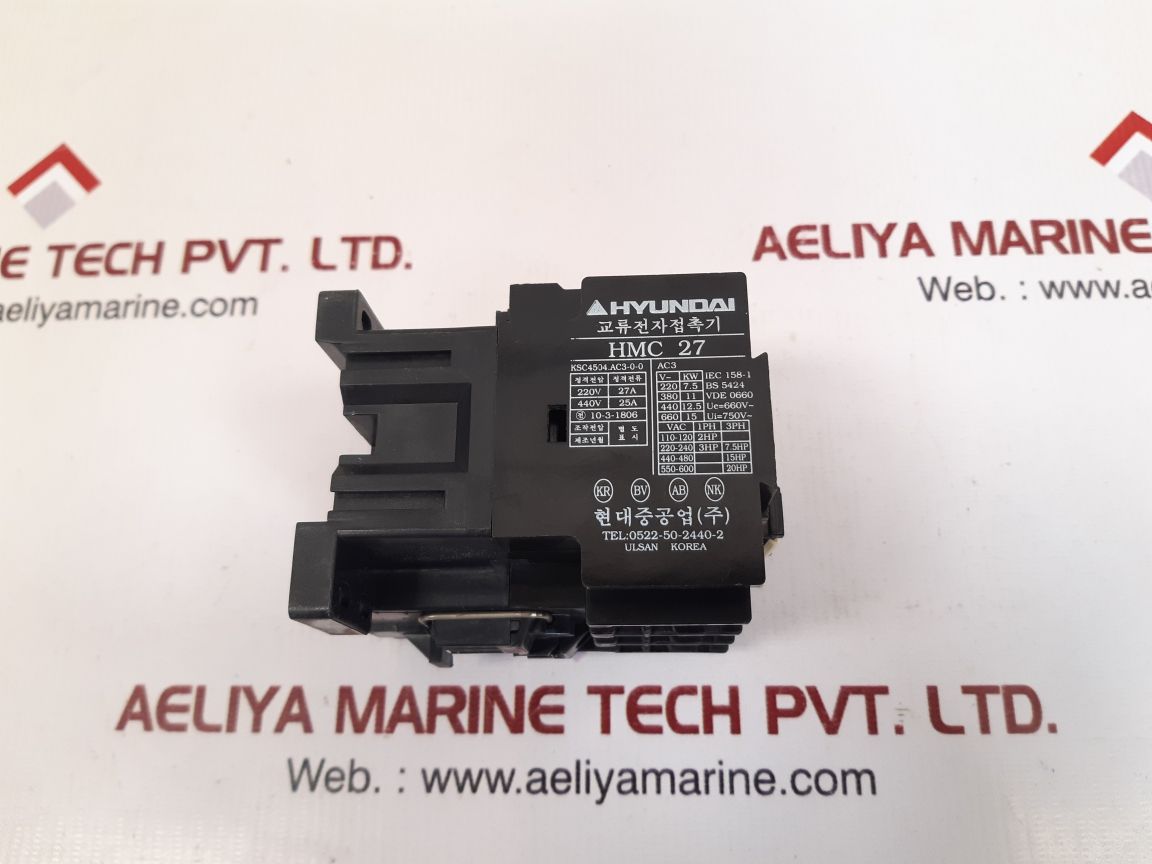 Hyundai hmc 27 w11 megnetic contactor New 