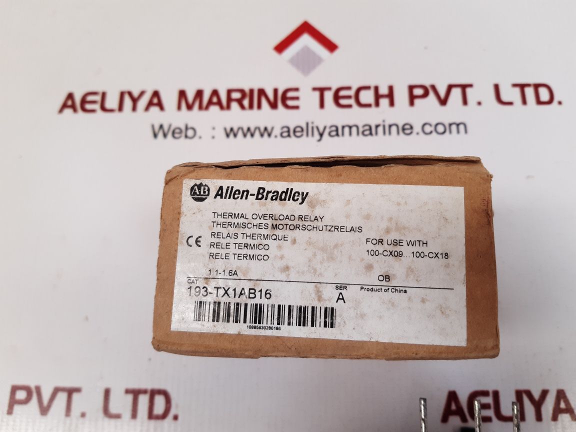 Allen-bradley 193-tx1ab16 ser.a thermal overload relay